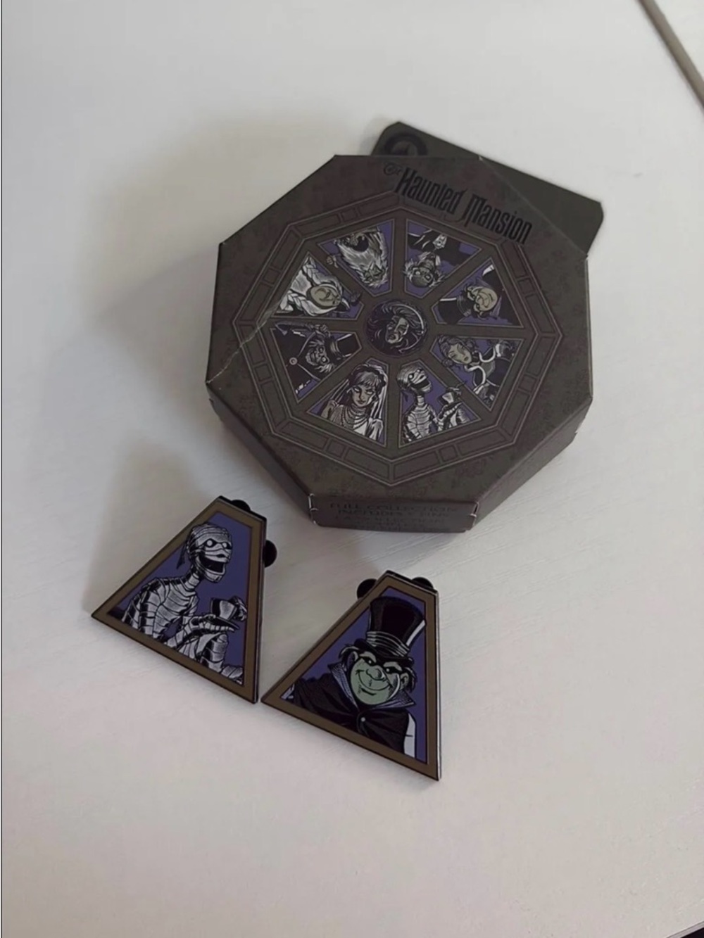 Haunted Mansion mystery pin pack disney parks